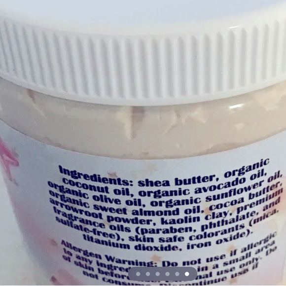 🌸 Whipped Body Butter soft body cream handmade in USA with natural ingredients - Picture 7 of 7
